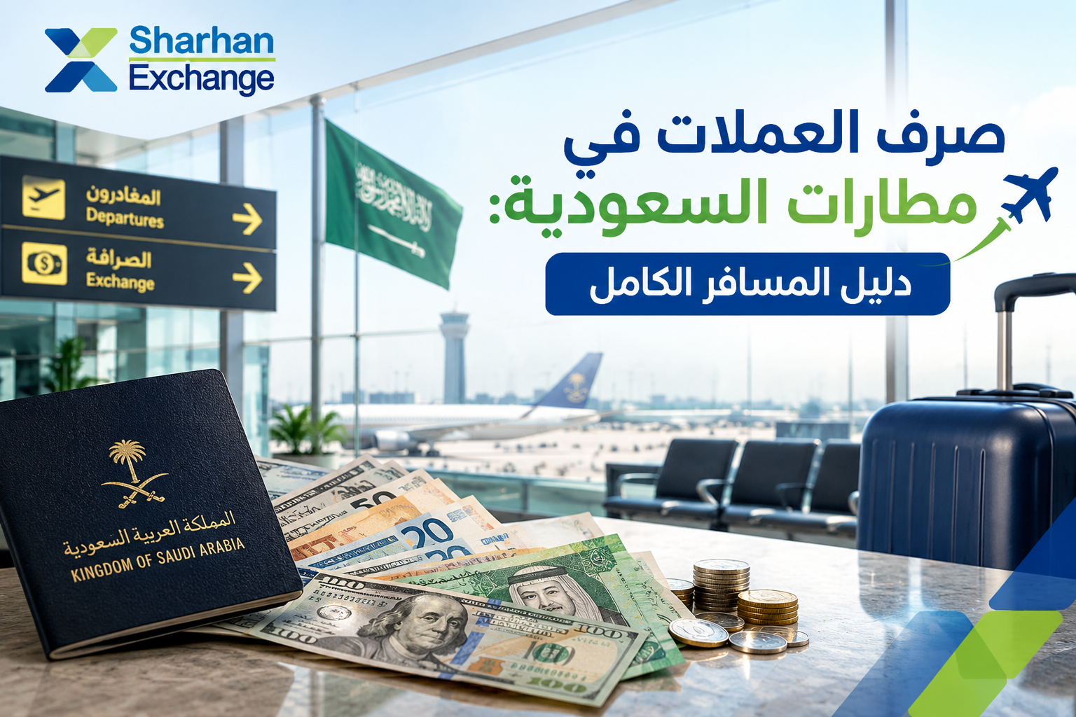 صرف العملات للمسافرين في السعودية | شرهان للصرافة